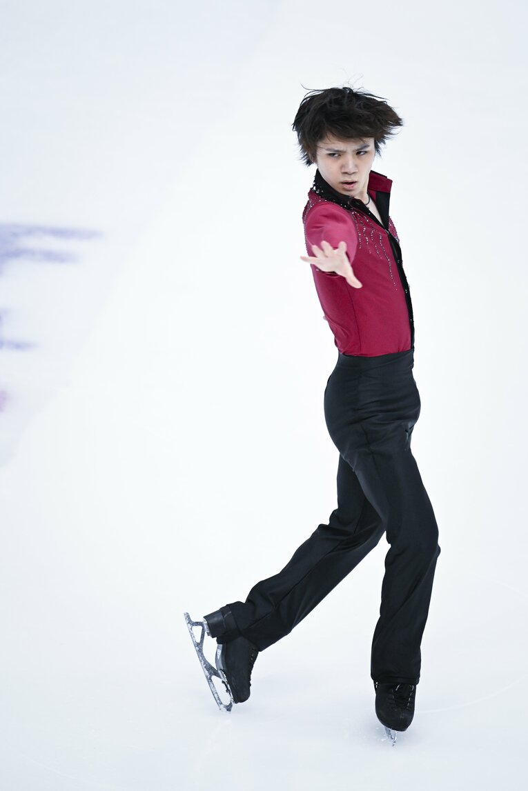 「昌磨のマジックを見せて！」世界王者・宇野昌磨を奮起させたランビエル・コーチの激励…300点超えに「スーパーエキサイティング」(20)