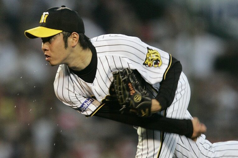 2007年に新人王を獲得した上園 ／ photograph by JIJI PRESS
