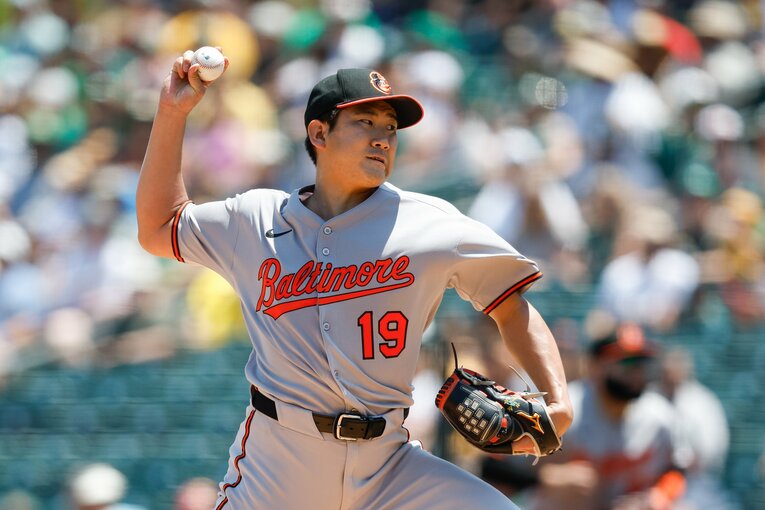 オリオールズのエースとして夏の移籍市場での動向が注目される菅野。本命とされる球団は？　©︎Getty Images