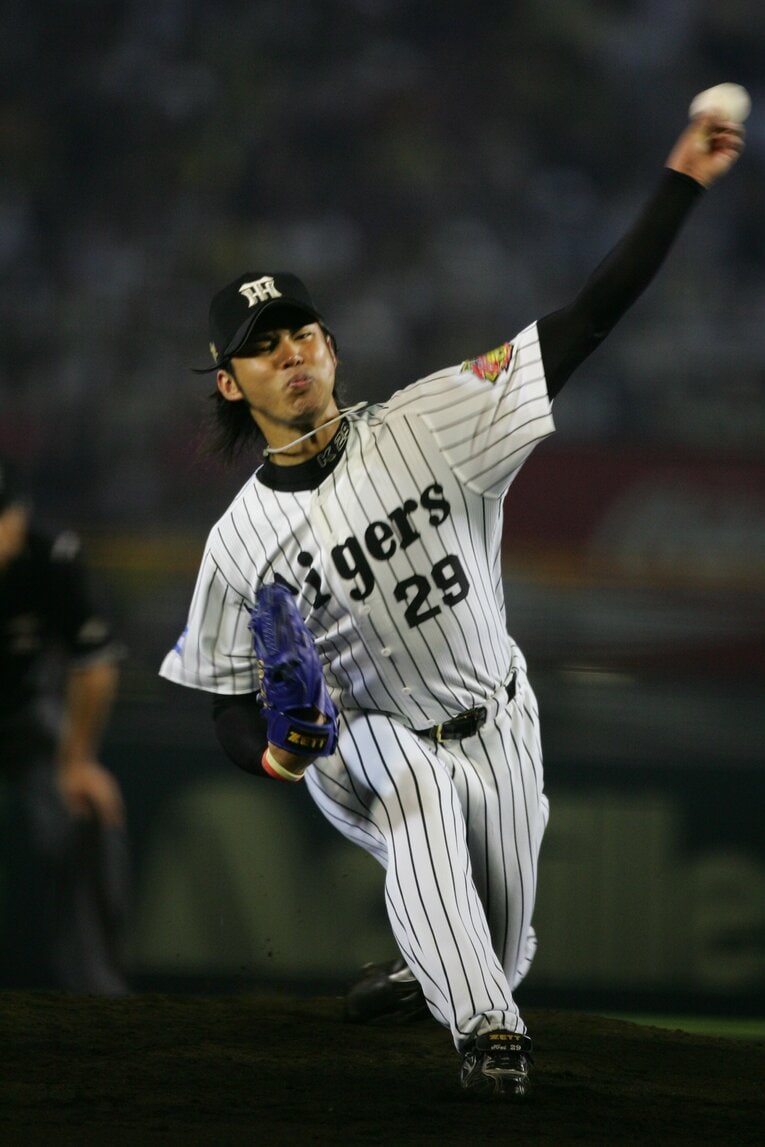 阪神・井川慶（2005年）©︎Koji Asakura