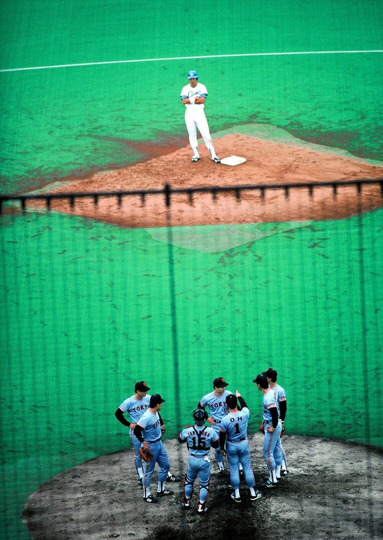 1987年、日本シリーズで初めての「KK対決」第1戦。2打数1安打1四球の結果だった　©Number