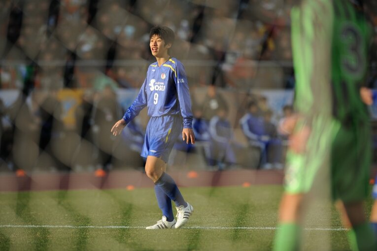 2009年1月の高校サッカー選手権　©BUNGEISHUNJU