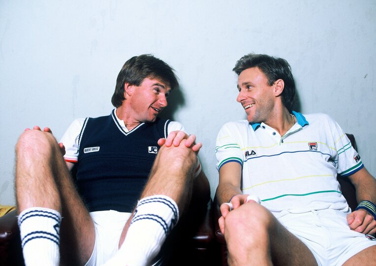 コナーズとボルグ　©Kazuhito Yamada