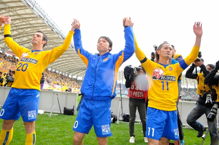 2011年4月28日、リーグ再開後初のホーム戦では、苦手としていた浦和から初勝利を挙げた　©Toshiya Kondo