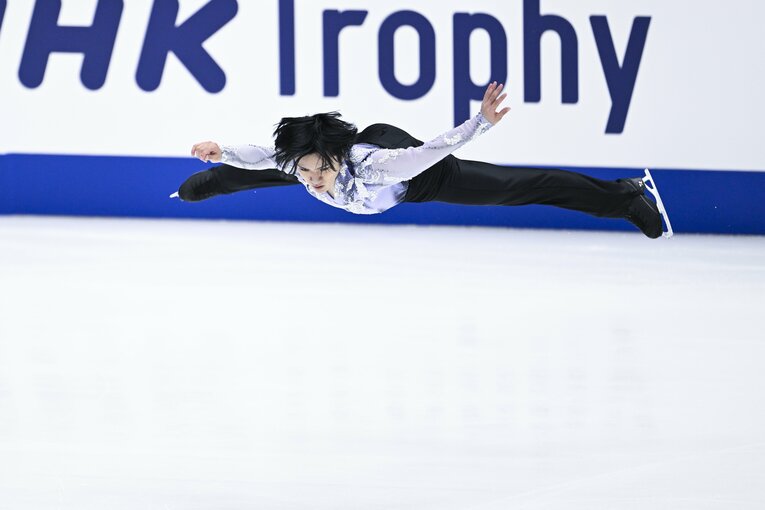 宇野昌磨、NHK杯SP  ©︎Asami Enomoto