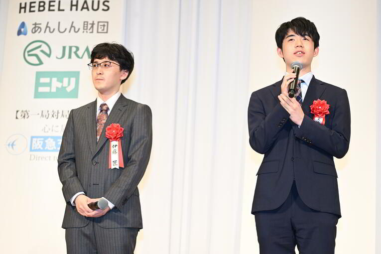 前夜祭での2人　©Keiji Ishikawa