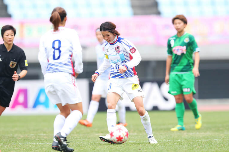 ノジマステラ神奈川相模原の創設時から在籍し、リーグ1部昇格に導くなど長年にわたってチームに貢献した　©AFLO SPORT