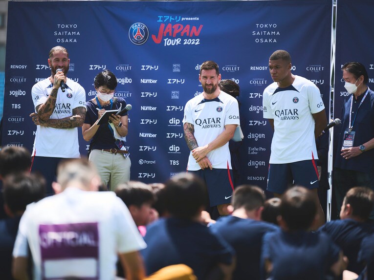 18日、キッズサッカークリニック　©Yuki Suenaga