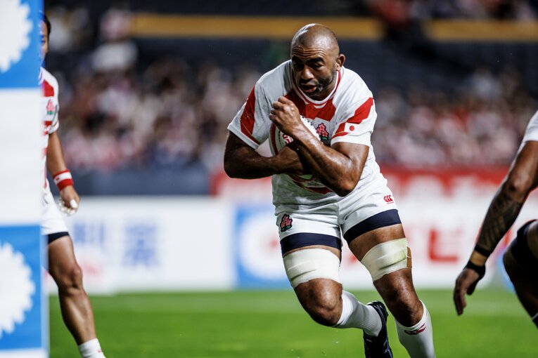 サモア戦で一発退場したリーチマイケル。国内テストマッチの出場は絶望的　©︎Kiichi Matsumoto