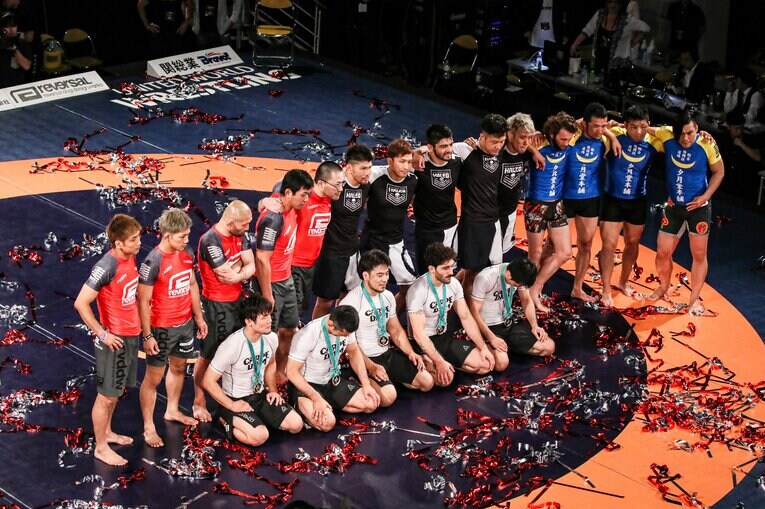 2018年6月9日、グラップリングの大会『QUINTET』に出場した金原　©Susumu Nagao