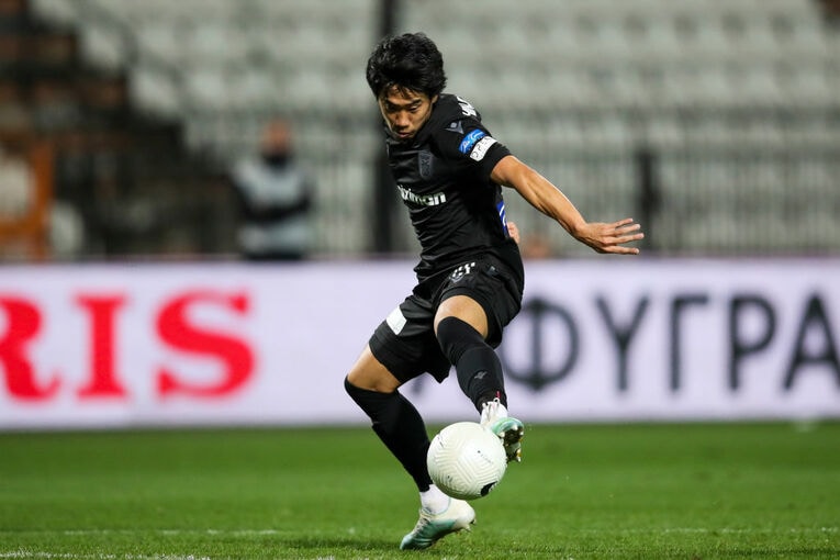 PAOK時代の香川　©Getty Images