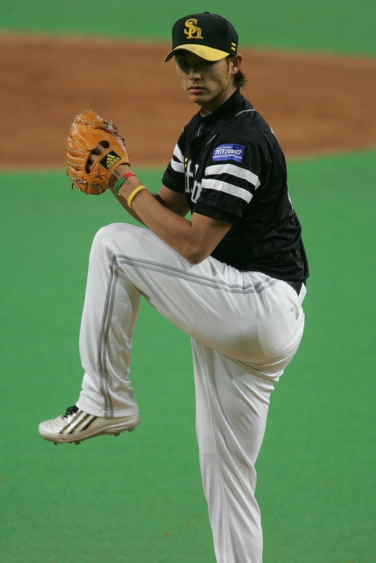 現役時代の斉藤和巳　©BUNGEISHUNJU