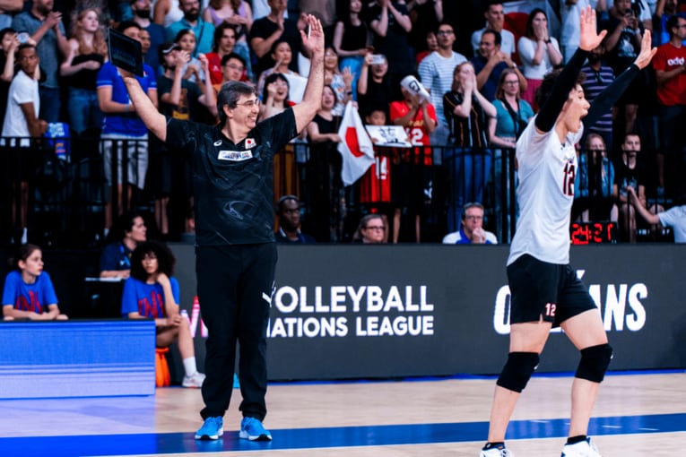 2023年ネーションズリーグ（フランス大会）©︎FIVB