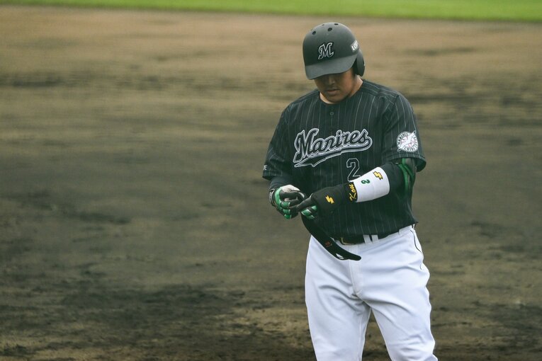 千葉ロッテ・松川虎生　©︎Hideki Sugiyama