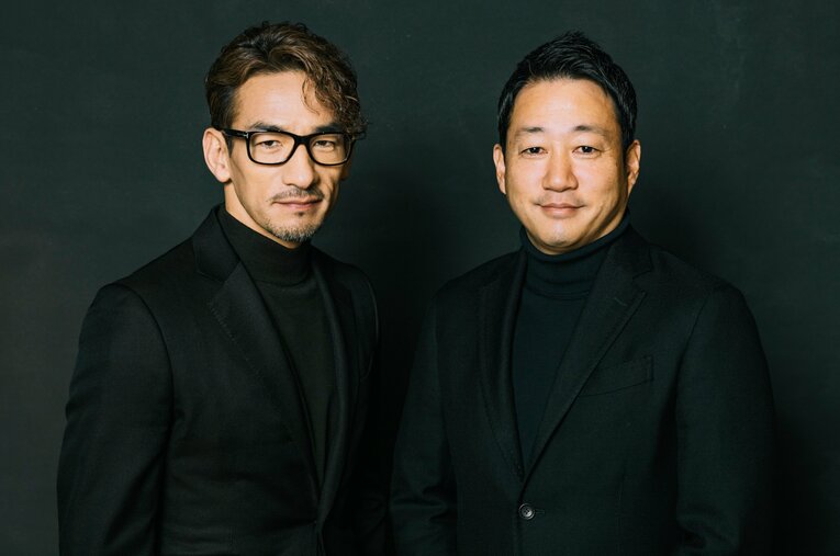 HEROs誕生の立役者、中田英寿氏と笹川順平氏 ／ photograph by Kiichi Matsumoto