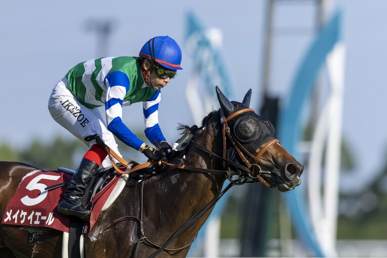 22年セントウルS（GII）を制した時のメイケイエール　©Photostud