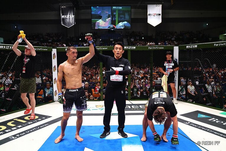 『RIZIN LANDMARK 6』佐藤将光vs.太田忍　©RIZIN FF