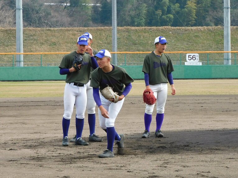 愛工大名電のグラウンドと練習風景の様子（全20枚超） ©Jun Aida