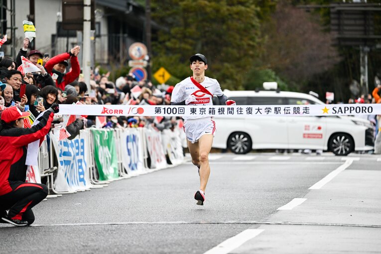 山の5区には1年生の山崎草太を抜擢したものの、区間13位に終わった　©Nanae Suzuki