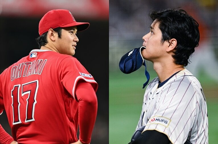 WBC侍ジャパン時とエンゼルスでの大谷翔平。年下の選手からどうリスペクトされている？ ／ photograph by Nanae Suzuki