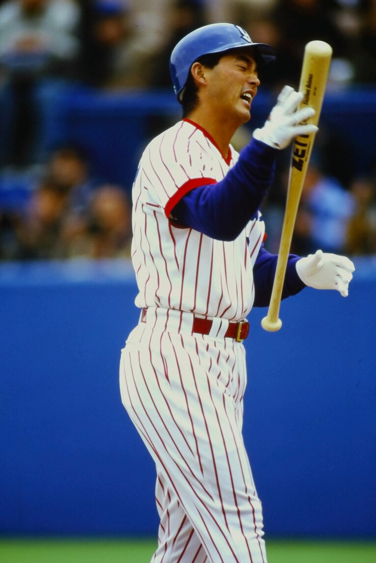 ヤクルト時代の長嶋一茂　©Naoya Sanuki