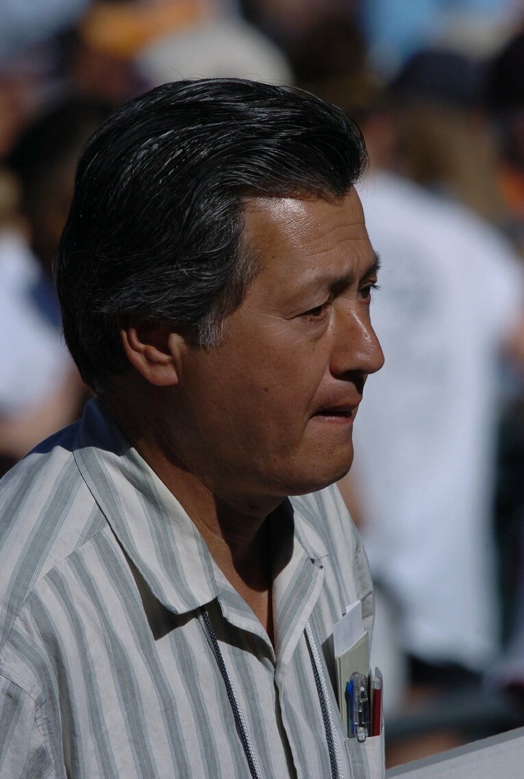 中島国章氏（当時ヤクルト国際部長／2004年撮影）　©Sankei Shimbun