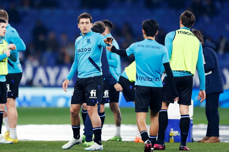 「クボの鮮烈ボレーに加えて…」“ハイライトだけではもったいない”ソシエダ久保建英の飛躍を現地撮影「特筆すべきはゴール直前の守備」(10)