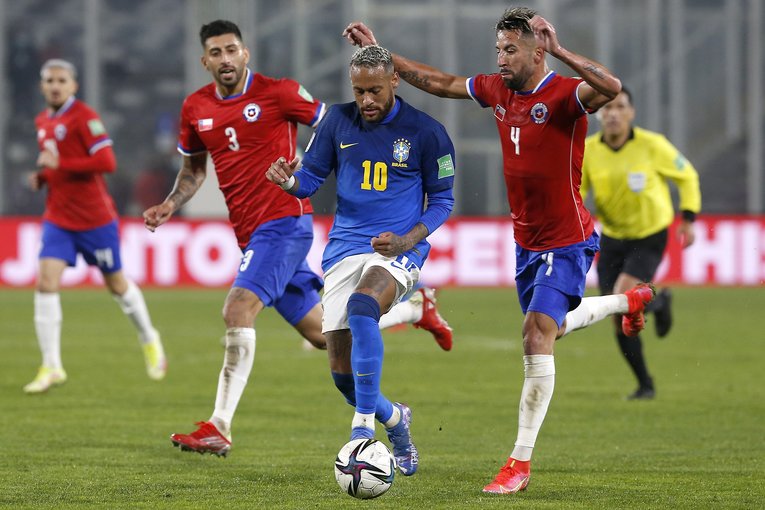 「体が太め」との声が出たW杯南米予選チリ戦　©Getty Images