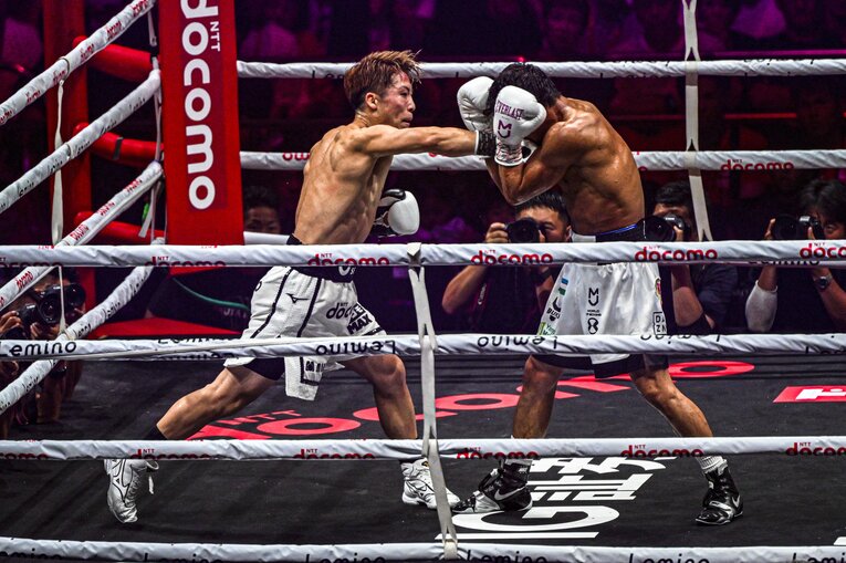 井上尚弥vs.ムロジョン・アフマダリエフ。9月14日、IGアリーナ　©Takuya Sugiyama