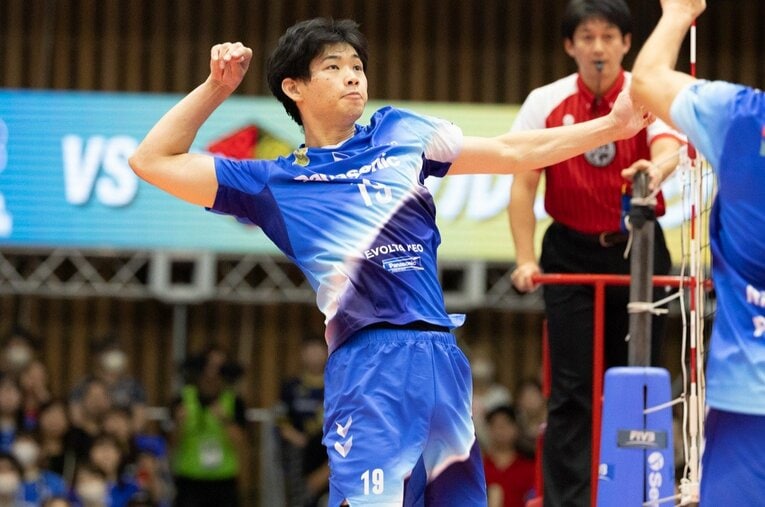 日本代表シーズンはA代表とB代表を行き来した大阪ブルテオンの西川馨太郎（26歳） ／ photograph by OSAKA BLUTEON