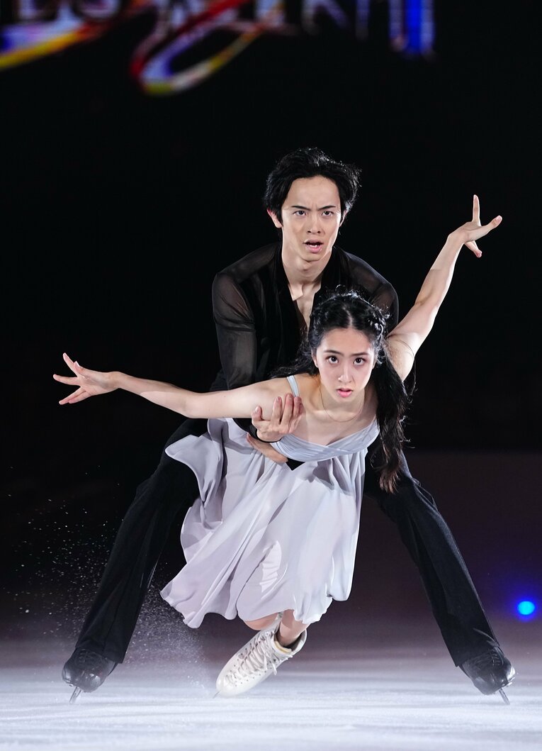 フリーダンスを初披露した櫛田育良＆島田高志郎　©️THE DESTINY