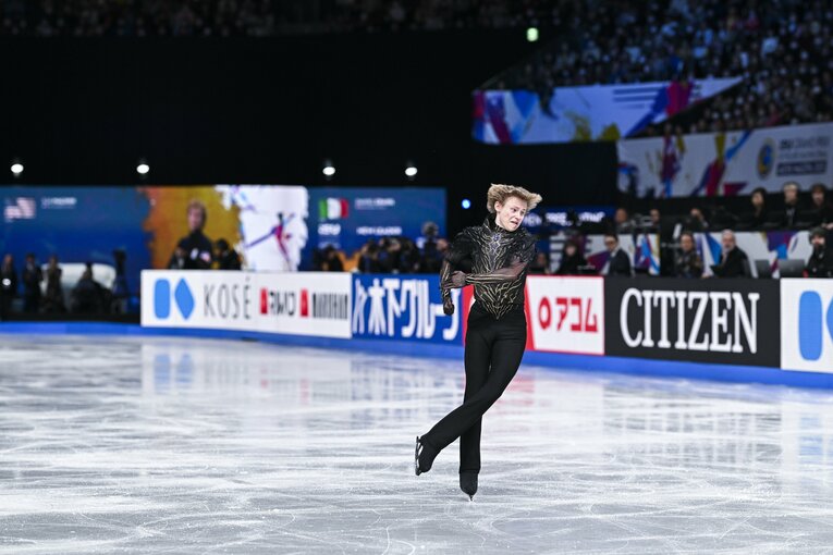 GPファイナルで圧巻の優勝を果たしたイリア・マリニン　©Asami Enomoto