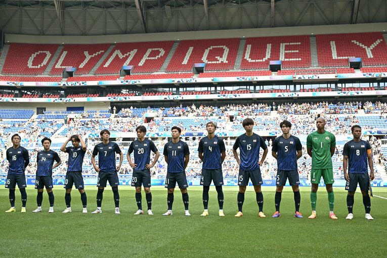 準々決勝スペイン戦のスターティングメンバー　©Takuya Kaneko/JMPA