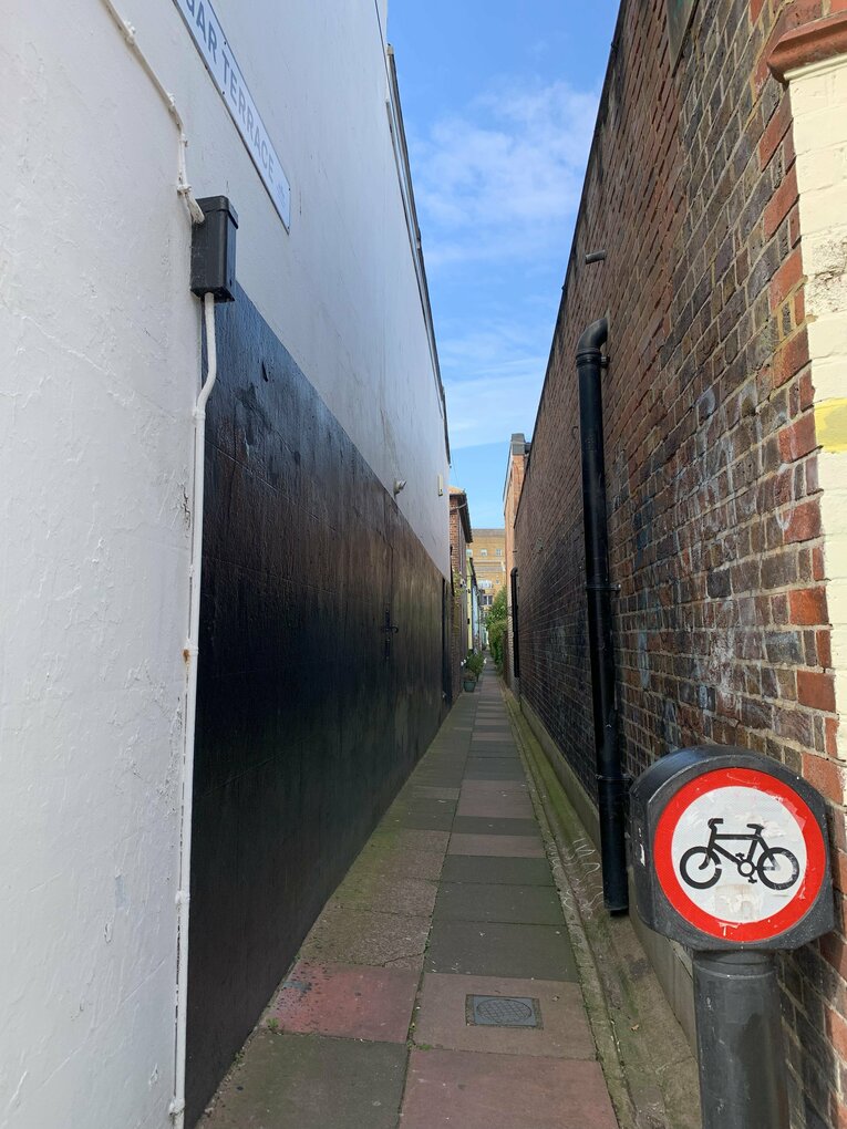 オシャレなブライトンの町並み　©Yoichi Igawa　