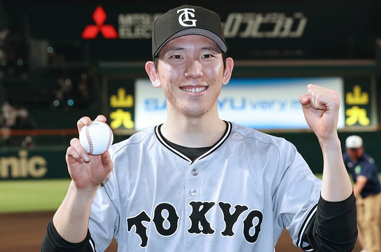 ノーヒットノーランを達成した戸郷翔征。巨人のエースとして頼もしさを増している ／ photograph by JIJI PRESS