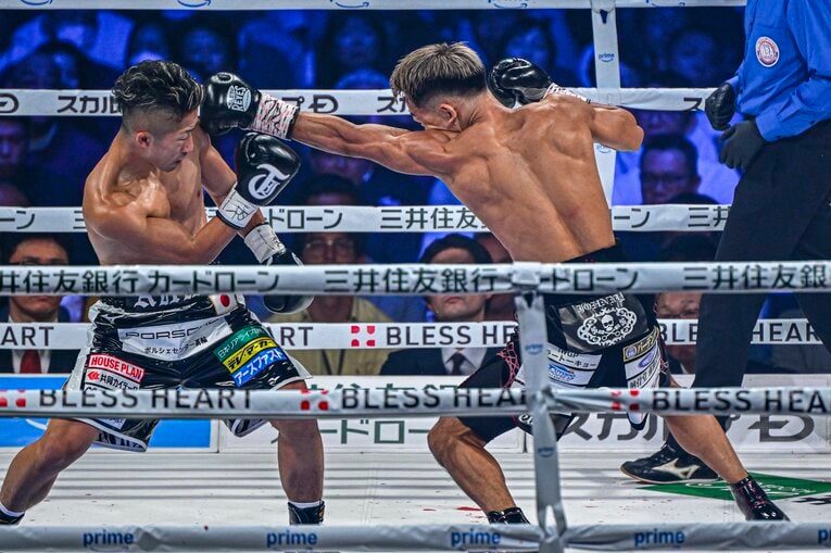 井上拓真vs.堤聖也（WBA世界バンタム級タイトルマッチ）©Takuya Sugiyama