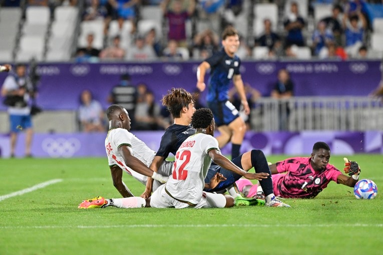 マリ戦、日本代表の奮闘　©Takuya Nakachi/JMPA