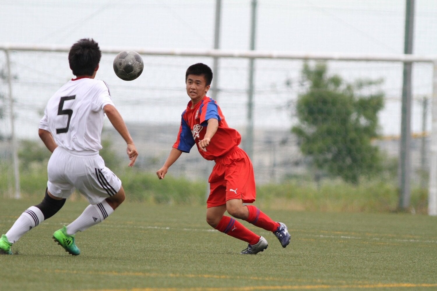 中京大中京高校のサッカー部に所属したウンパルンパ。SNSでも巧みな足元の技術や神業フリーキックなどを披露している (写真=本人提供)