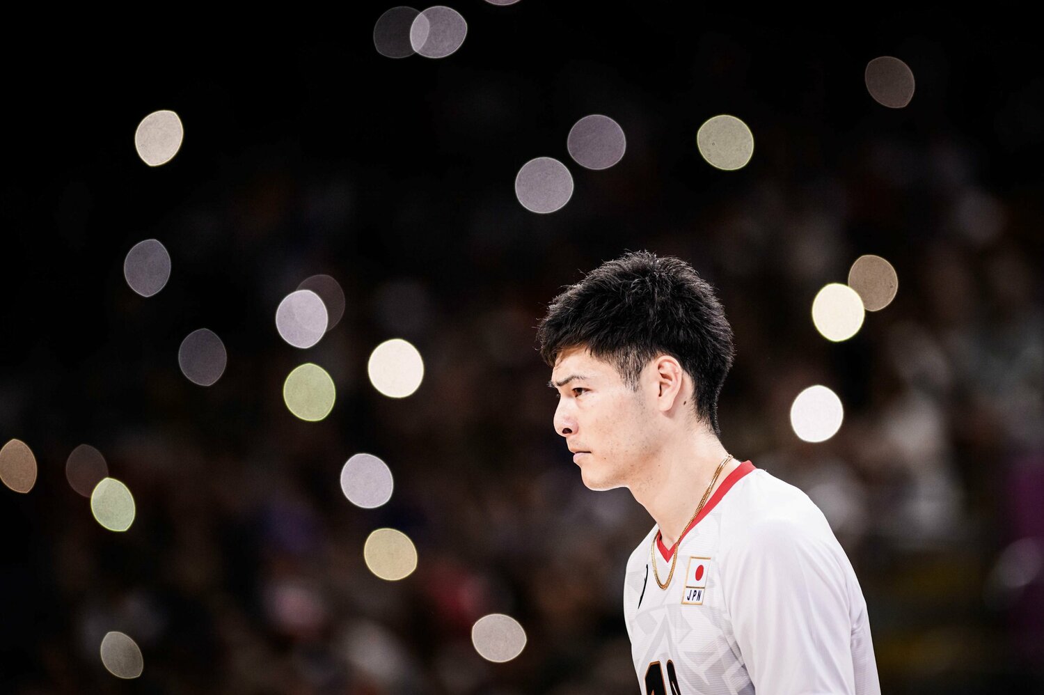 オリンピック初出場となる高橋健太郎。途中からコートに立ち、初得点を奪うなど流れを変えた　©️Volleyball World