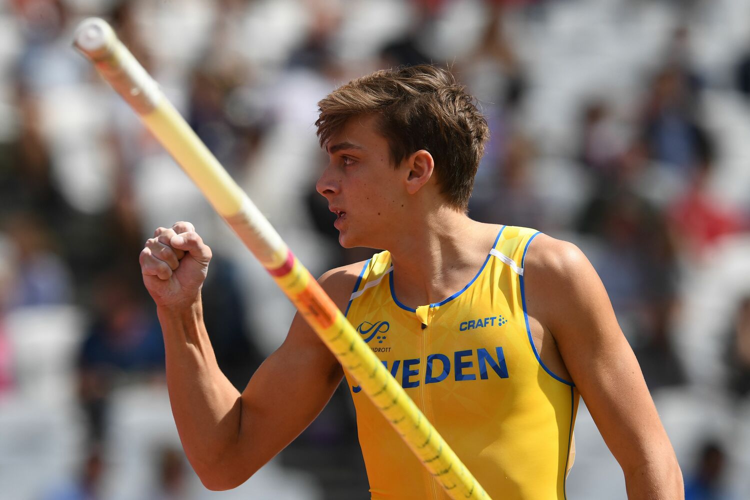 今から8年前、18歳当時のデュプランティス　©AFLO