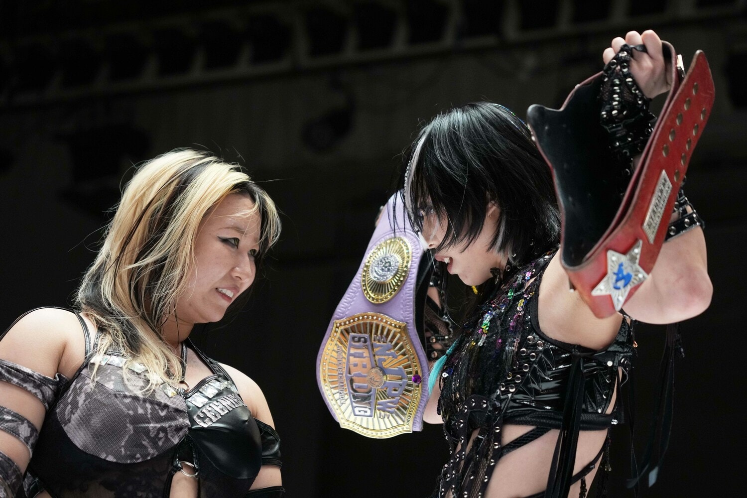 11月3日に大田区総合体育館で同門・渡辺桃の挑戦を受ける上谷沙弥 ©Essei Hara