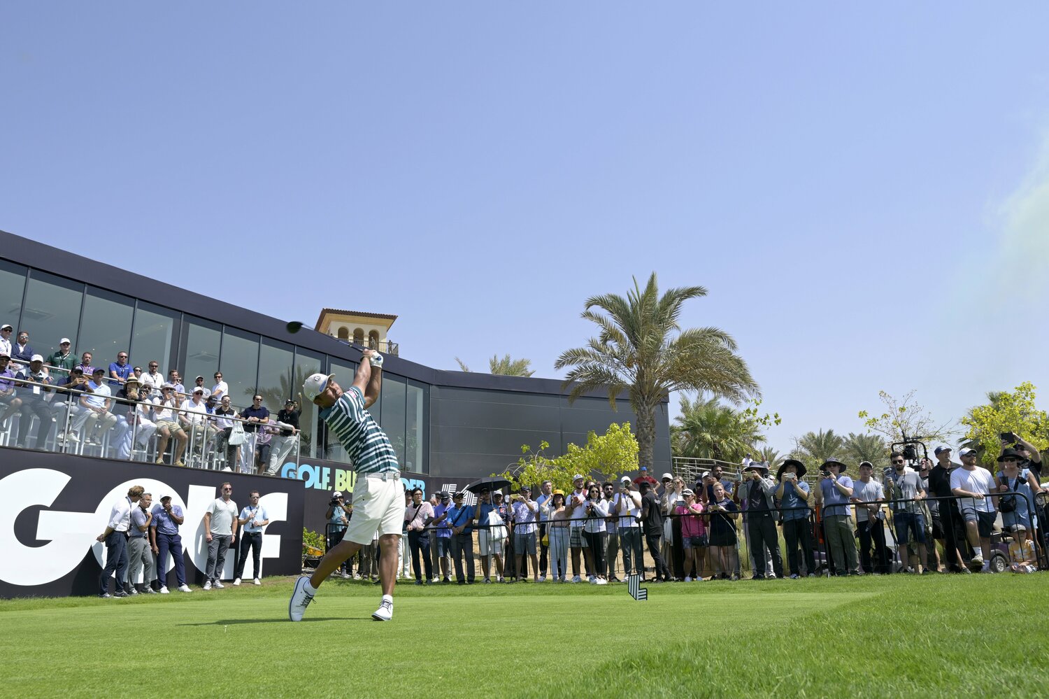 谷原秀人（写真）ら日本人選手もリブゴルフに参戦。賞金ばかりに注目が集まるが、「試合時間の短縮、コンサート開催など、初めてゴルフを見る人にとっても楽しめるイベント」とツアーの魅力を明かしている　©︎Getty Images