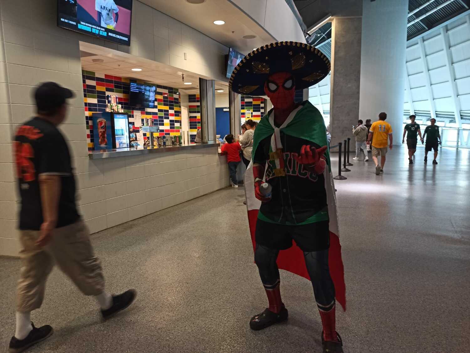 20日の準決勝日本対メキシコ戦で出会ったメキシコ人ファン