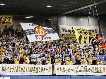 「もりしたー、ホンマは岡田監督、嫌いなん違うかー」甲子園で見た阪神ファンの“TVに映らない”ディープな習性「セデーニョ！っちゅう顔や」＜Number Web＞ photograph by Kiichi Matsumoto