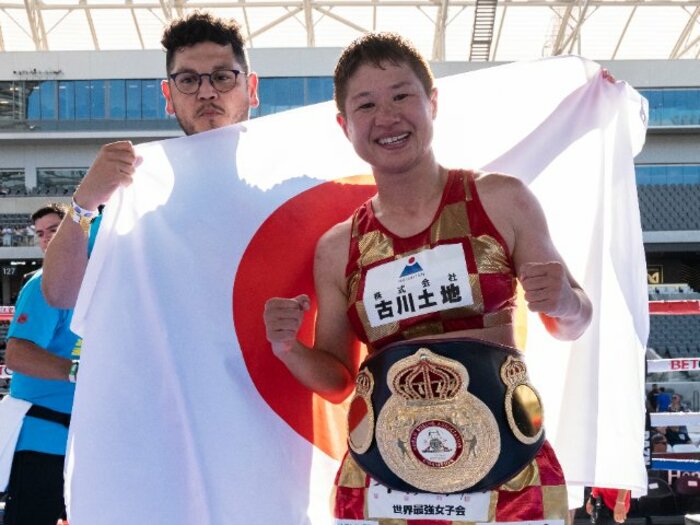 竹原慎二「お前、今日負けたら引退だからな」元佐川急便・藤岡奈穂子46歳が“北新宿の四畳半”から女子ボクシングの第一人者になるまで＜Number Web＞ photograph by Getty Images