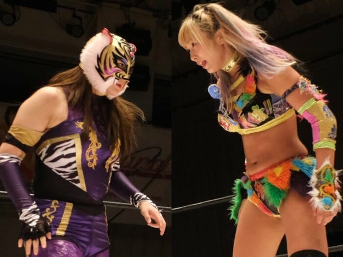 「ギャン期」ウナギ・サヤカとタイガー・クイーンの“初遭遇”に見た期待感…正反対の2人は女子プロレス界の看板カードになり得るか?<Number Web> photograph by Norihiro Hashimoto