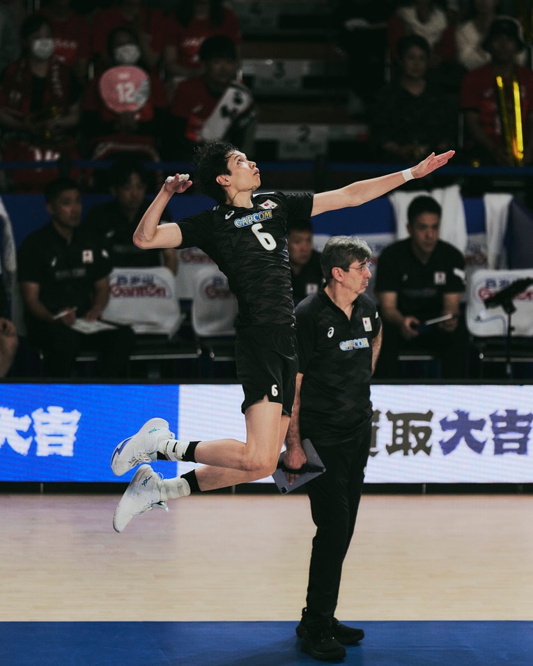 山内晶大（VNLスロベニア戦）©︎Yuki Suenaga