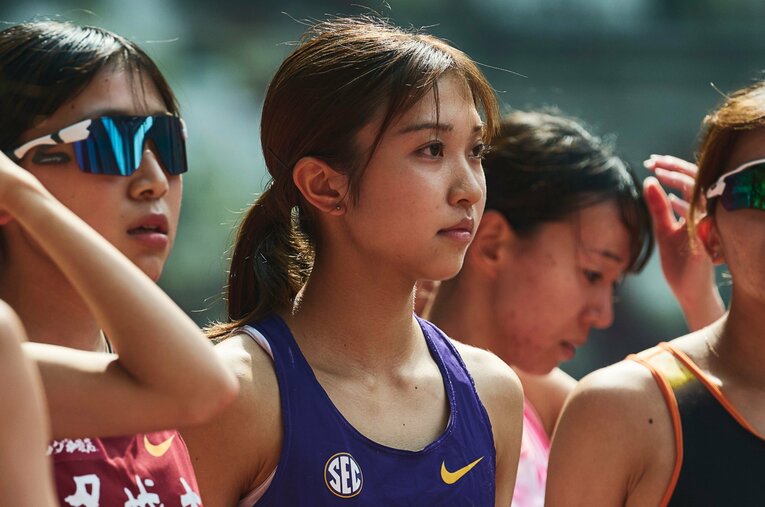 昨年9月にアメリカのルイジアナ州立大に進学した澤田結弥。高校時代はU-20世界選手権で6位入賞するなど日本中距離界次世代ホープのひとり ／ photograph by Yuki Suenaga