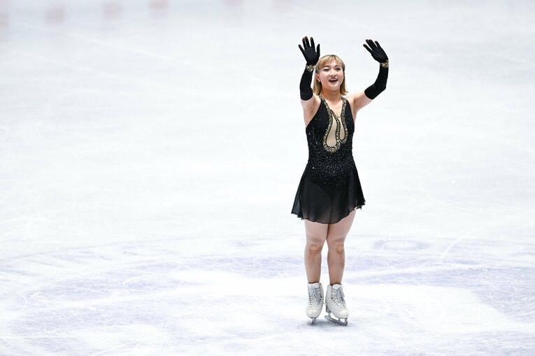 NHK杯、坂本花織のフリー演技　©︎Asami Enomoto