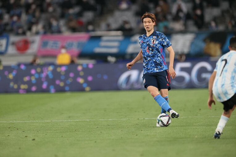 2021年の板倉　©Sports Graphic Number